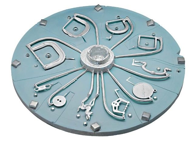 Nicem Siliconen HTV Schijven Blauw