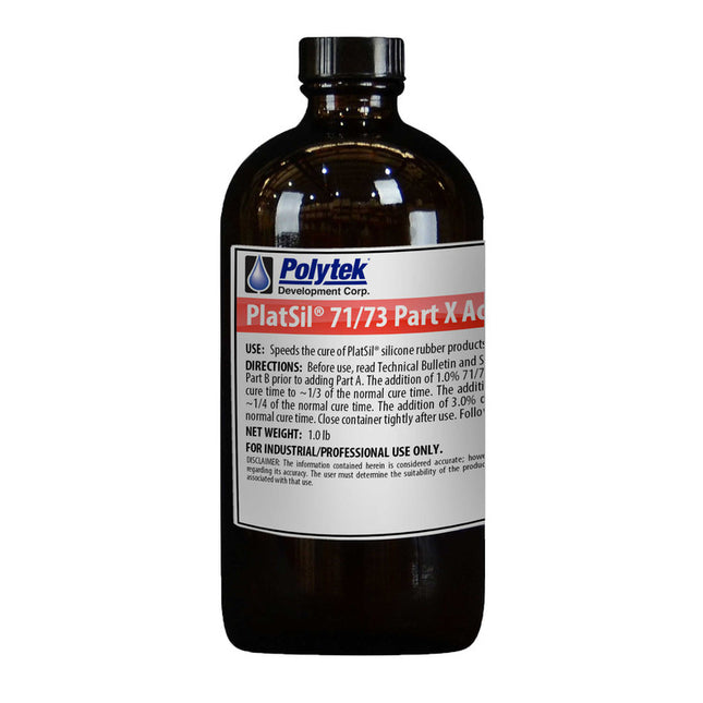 Polytek Development Corp. PlatSil® 71/73 Part X Accelerator – Versneller voor Siliconen Matrijzenbouw & Gietwerk