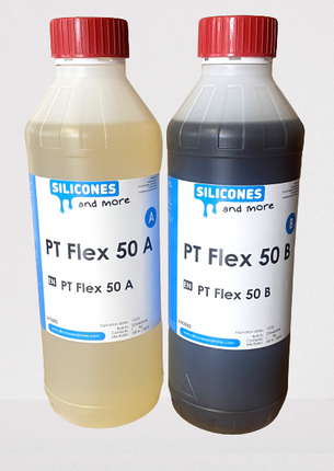 Polytek Polytek PT Flex 50 – Flexibele Polyurethaan Gietrubber Shore A50 voor Mallen & Prototyping
