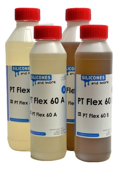 Polytek Polytek PT Flex 60 – Flexibele Polyurethaan Gietrubber Shore A55 voor Mallen & Prototyping