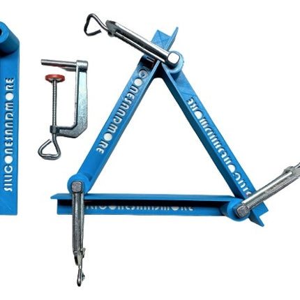S.A.M. Bekisting  Set voor siliconen mallen - Kunststof 20 x 4 cm.
