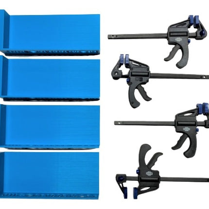 S.A.M. Bekisting  Set voor siliconen mallen - Kunststof 20 x 8 cm.