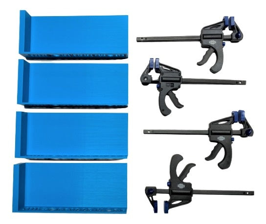 S.A.M. Bekisting  Set voor siliconen mallen - Kunststof 20 x 8 cm.