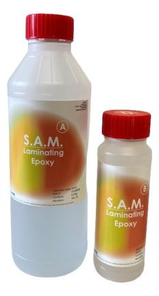 S.A.M. Laminating Epoxy Resin,  0,1 tot 2 cm. dik lamineren