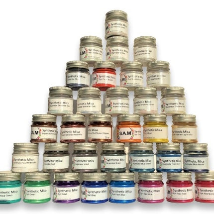 S.A.M. Synthetische Mica poeder - 100% kinderarbeidvrije mica kleurpigmenten