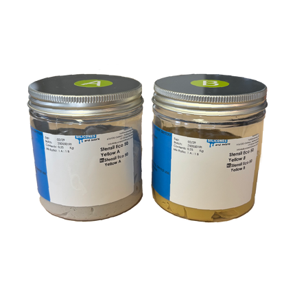 Silconic Silconic Stensil ECO 50 Geel – Kneedbare Platinum Silicone voor Mallen & Dentaaltechniek