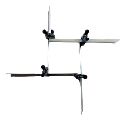 siliconesandmore Bekisting  Set voor siliconen mallen - Aluminium 49 x 8 cm.