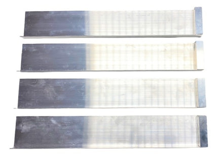 siliconesandmore Bekisting  Set voor siliconen mallen - Aluminium 49 x 8 cm.