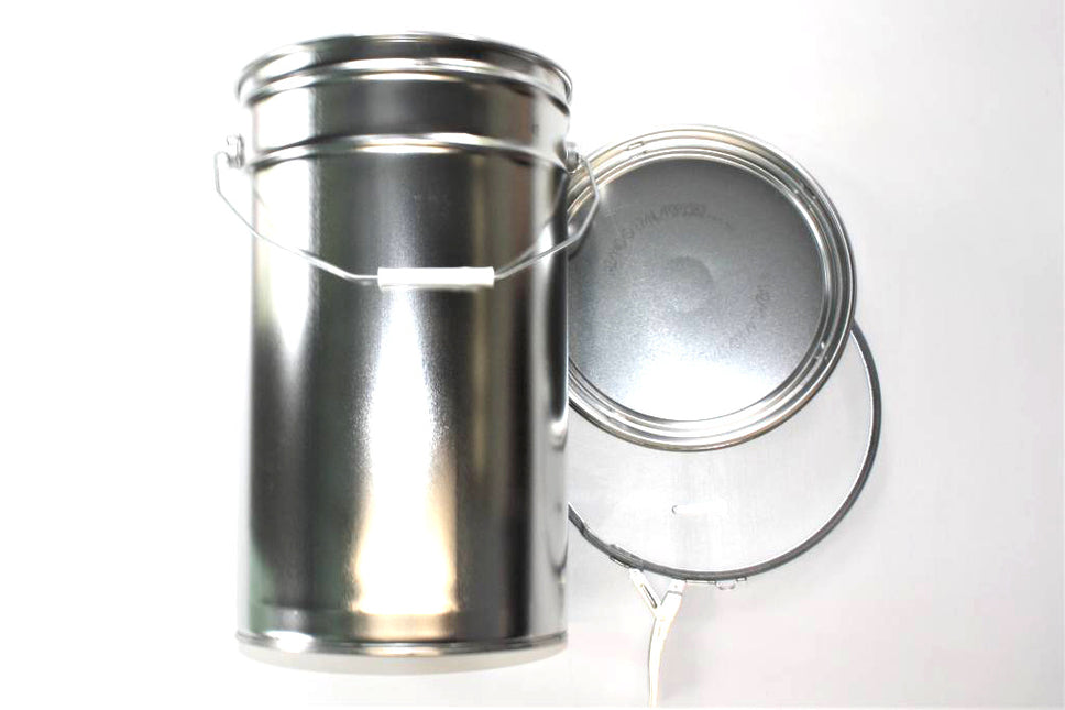 siliconesandmore Conisch Vertind plaatstaal blik, 25 Liter inhoud.
