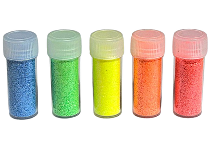 siliconesandmore Neon Glitter Set