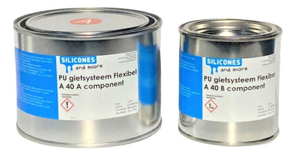 siliconesandmore Polyurethaan Gietsysteem Flexibel A40