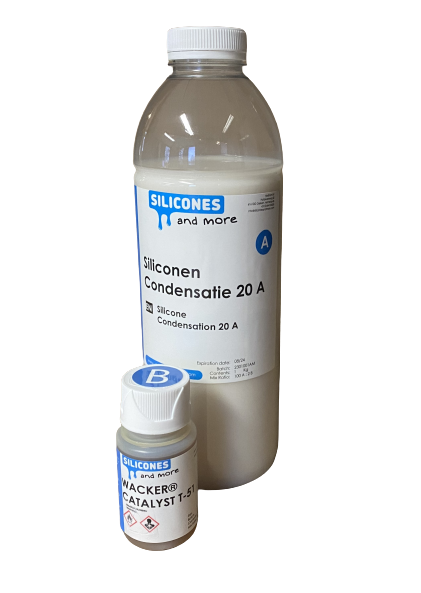 Siliconesandmore Siliconen Condensatie 20 voor Polyester