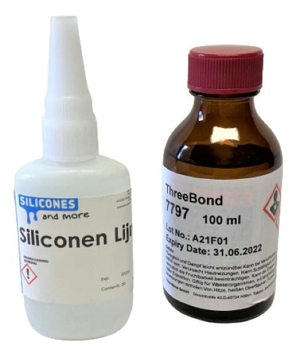 siliconesandmore Siliconen Lijm Set