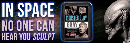 The Monster Makers Monster Clay Grijs