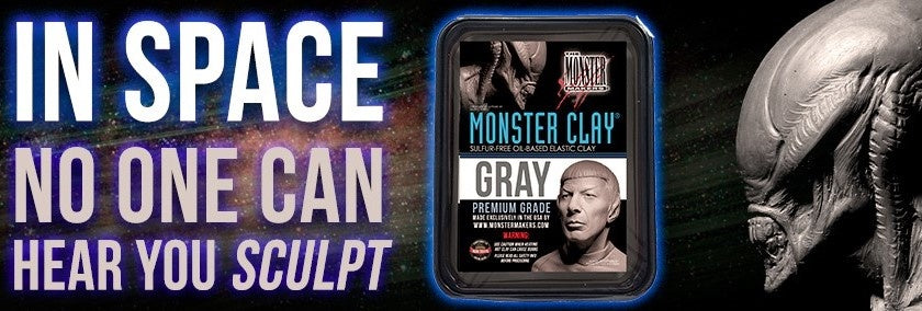 The Monster Makers Monster Clay Grijs