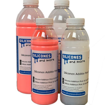 Wacker Chemie AG Wacker CENUSIL® M 810 A/B “Pink 10” – Zachte Additie Vormrubber voor Kaarsenmallen & Zeepmallen
