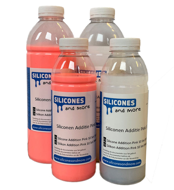 Wacker Chemie AG Wacker CENUSIL® M 810 A/B “Pink 10” – Zachte Additie Vormrubber voor Kaarsenmallen & Zeepmallen