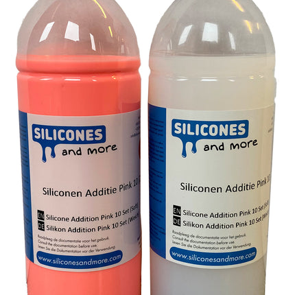 Wacker Chemie AG Wacker CENUSIL® M 810 A/B “Pink 10” – Zachte Additie Vormrubber voor Kaarsenmallen & Zeepmallen