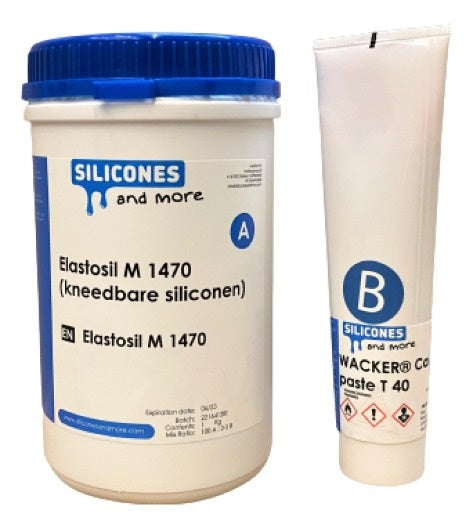 Wacker Wacker Elastosil M 1470 – Kneedbare Condensatie Silicone voor Mallen Maken & Modelbouw