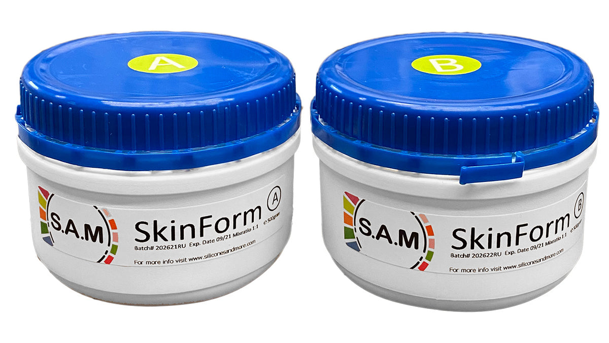 Zhermack Zhermack SkinForm – Spatelbare Huidsilicone voor Bodycasting & SFX Mallen